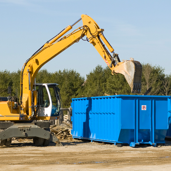 is there a minimum or maximum amount of waste i can put in a residential dumpster in Colts Neck New Jersey